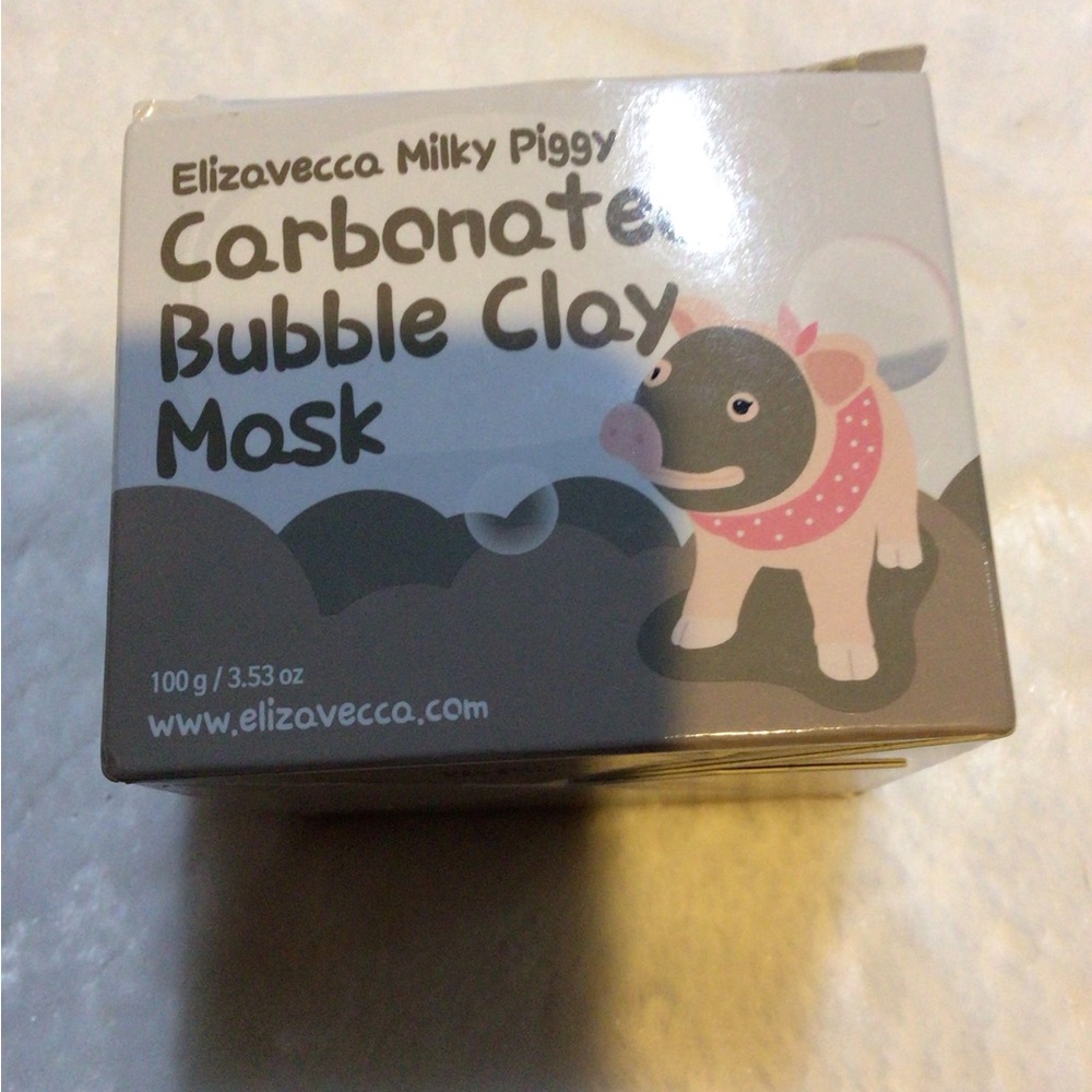 New carbonated bubble clay mask